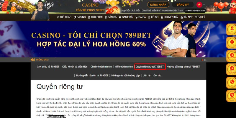 Câu hỏi thường gặp về quyền riêng tư 789BET